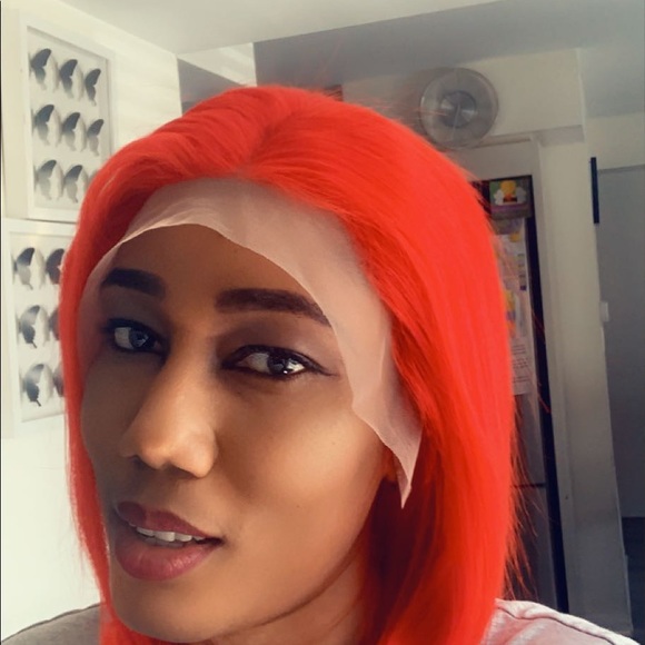 Bob 12inch virgin Human wig with frontal 13*4 lace - Picture 4 of 8